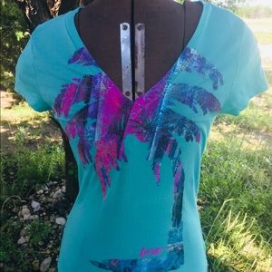 Aeropostale’s Aqua Palm T-shirt